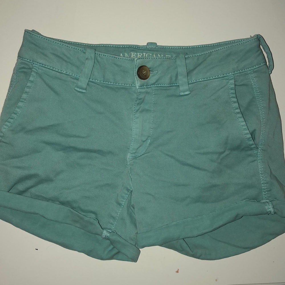 American Eagle Blue Khaki Short